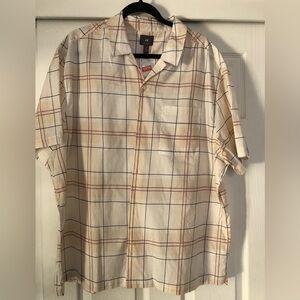 H&M Cream Casual Button Down Shirt with Lightweight Fabric